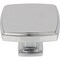 Jeffrey Alexander 1-3/4" Overall Length Polished Chrome Square Renzo Cabinet Knob 141L-PC - alternate 3